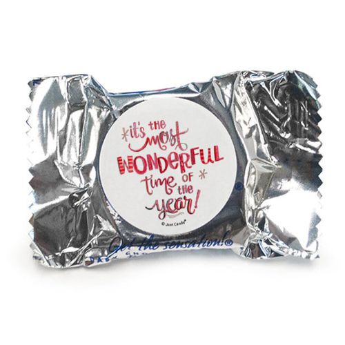 Personalized Christmas Wonderful Time York Peppermint Patties - pack of 70