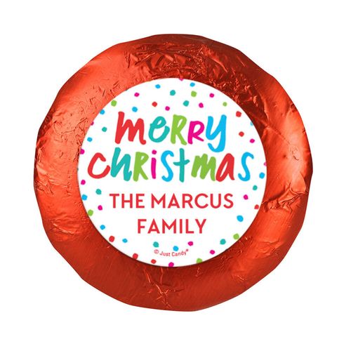 Personalized Bonnie Marcus Christmas Polkadot Party Chocolate Covered Oreos