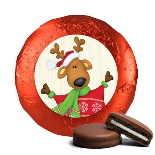 Christmas Jolly Reindeer Chocolate Covered Oreos