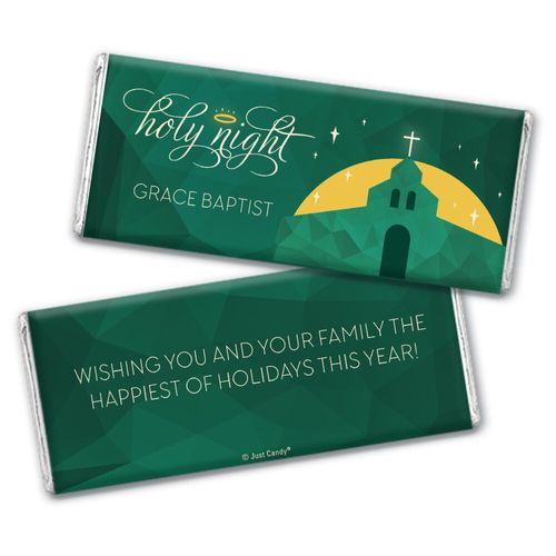 Personalized Christmas Holy Celebration Chocolate Bar & Wrapper