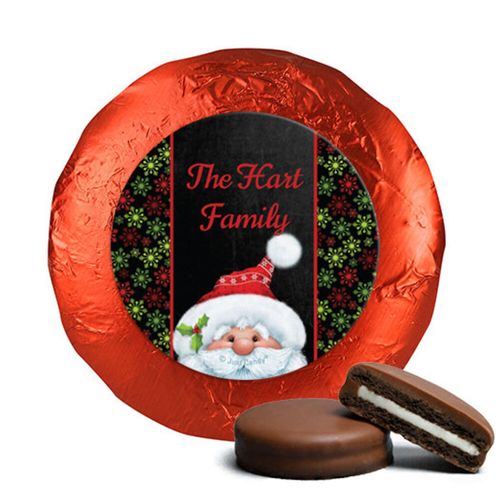 Personalized Christmas Santa Chocolate Covered Oreos