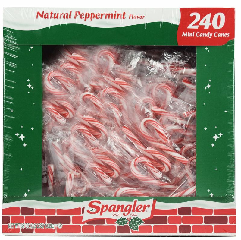 Traditional Peppermint Mini Candy Canes (240ct) Bulk Candy