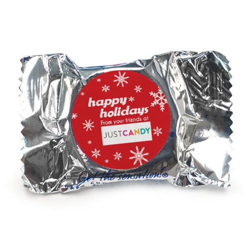 Personalized Christmas Snowflake Flurry York Peppermint Patties