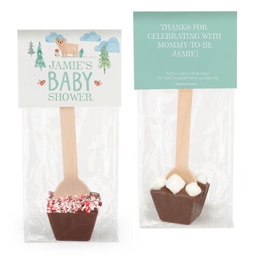 Hot chocolate baby shower hot sale favors