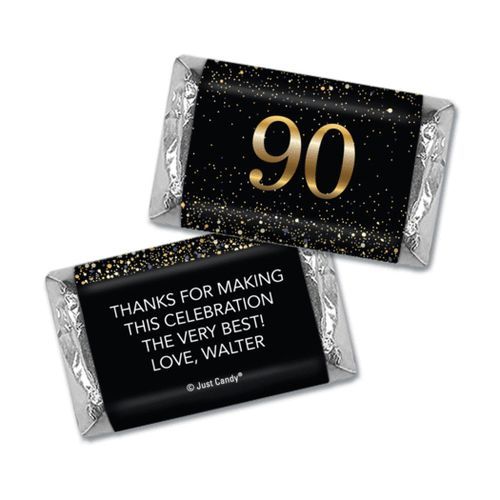 Personalized Birthday Hershey's Miniatures Wrappers Elegant Birthday Bash 90