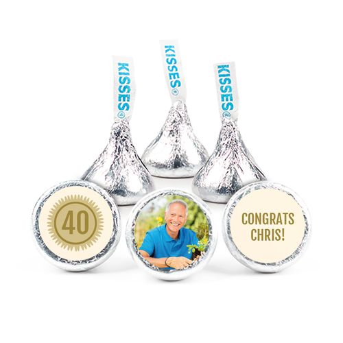 Personalized Retirement Certificate Assembled Hershey's Kisses