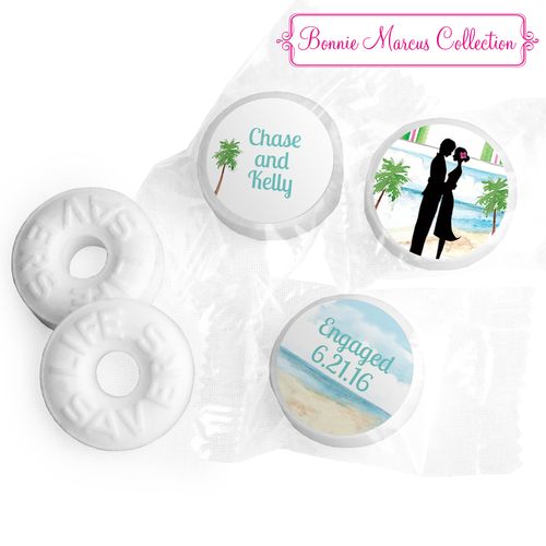 Bonnie Marcus Collection Engagement Tropical I Do Stickers Personalized Life Savers