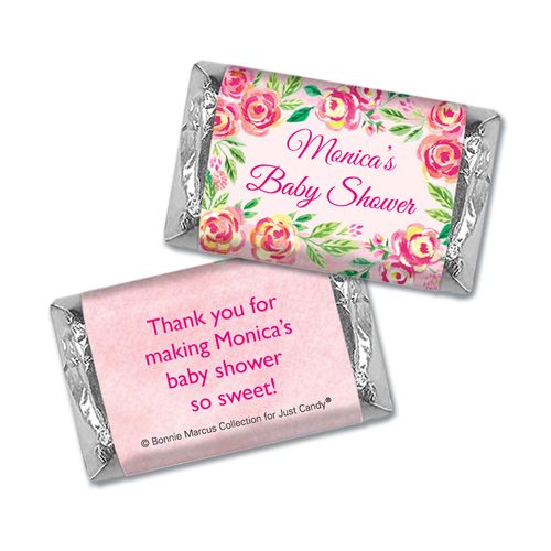 Personalized Bonnie Marcus Baby Shower Hershey's Miniatures Wrappers Spring Baby