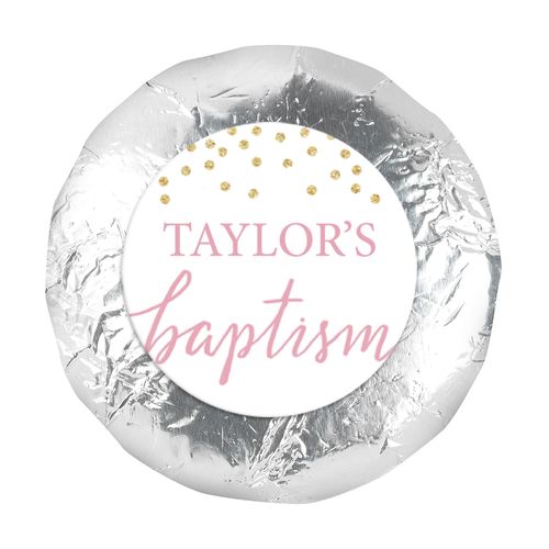 Personalized Bonnie Marcus Baptism Confetti 1.25" Stickers (48 Stickers)