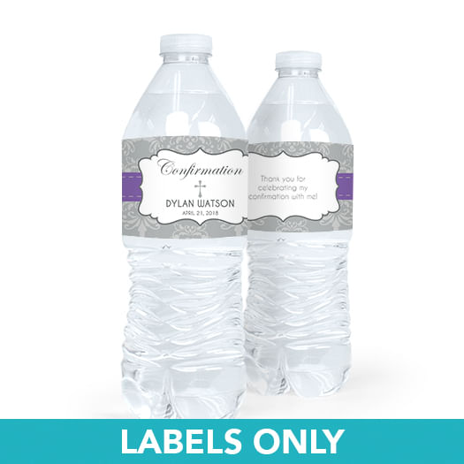 Water Bottle Labels - Print Labels Different Bottle Sizes