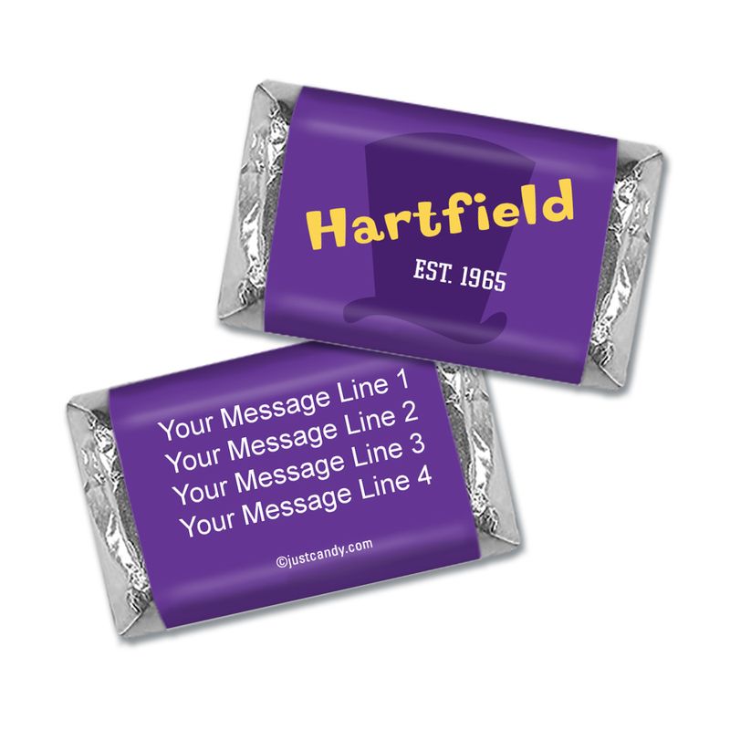 Business | Personalized HERSHEY'S MINIATURES Wrappers | Willy Wonka ...