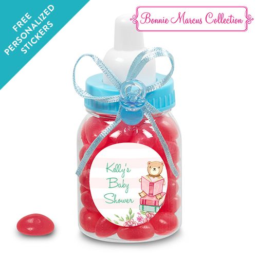 Bonnie Marcus Collection Personalized Blue Baby Bottle - Favors Story Time (24 Pack)