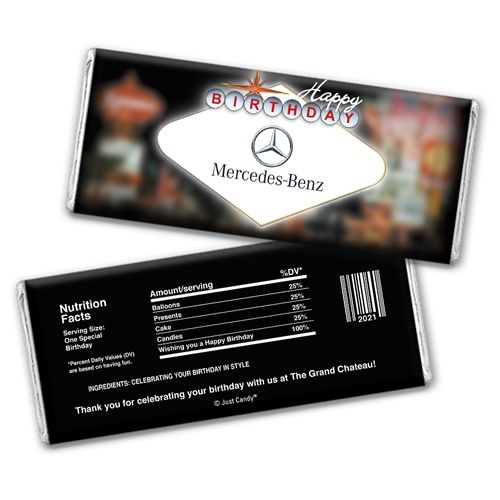 Personalized Birthday Add Your Logo Casino Chocolate Bar Wrappers Only