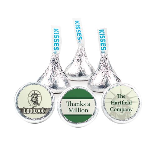 Business Thank You Personalized Hershey's Kisses Thanks a Million Assembled Kisses