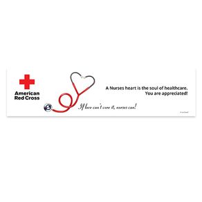 Personalized Nurse Appreciation Heart-O-Scope 5 Ft. Banner