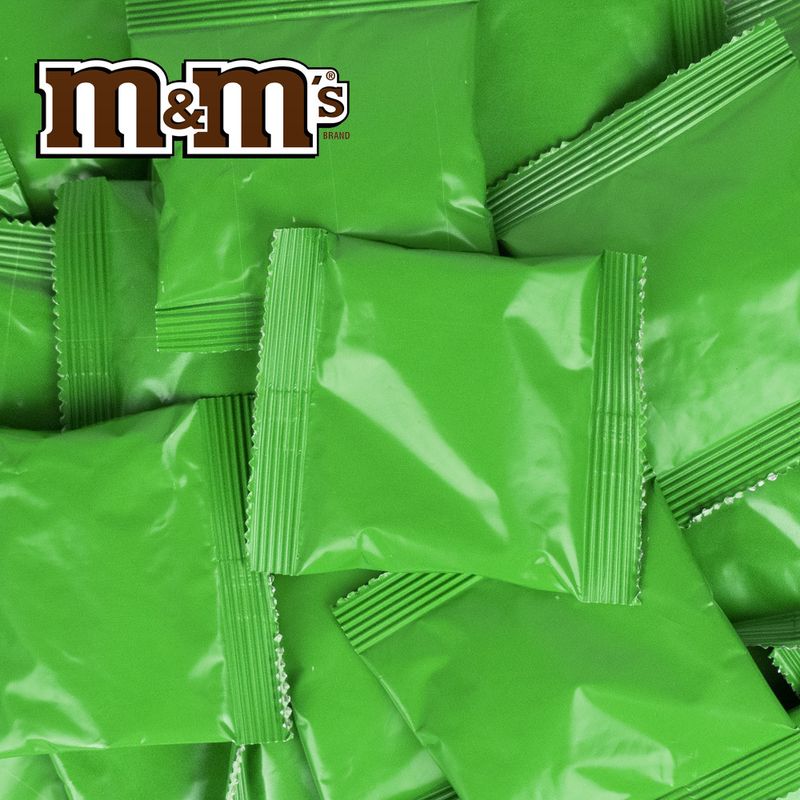 Green M&Ms Milk Chocolate Candies 