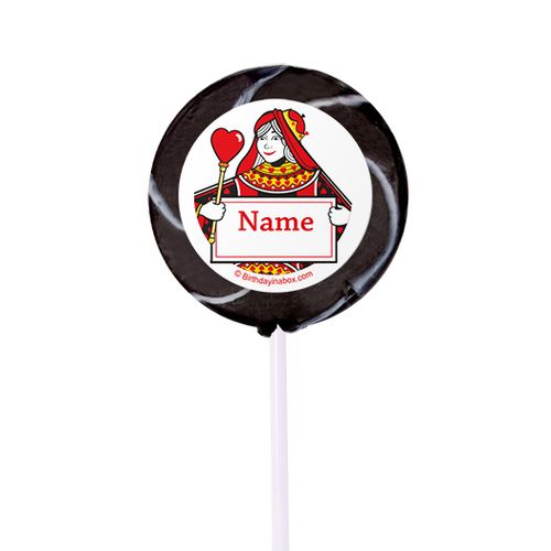 Casino Party Personalized 2" Lollipops (24 Pack)