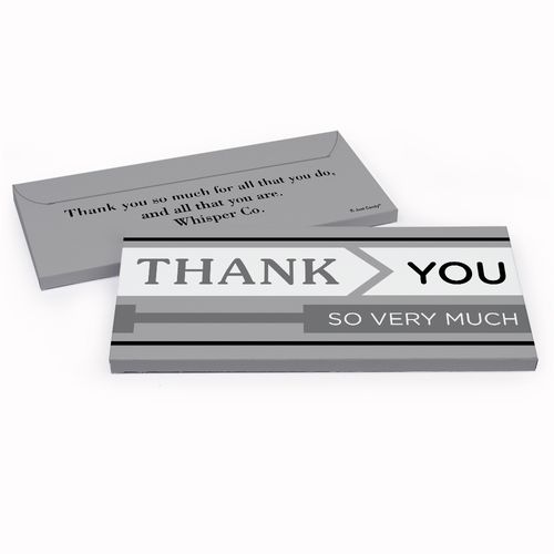 Deluxe Personalized Business Thank You To the Point Hershey's Chocolate Bar in Gift Box