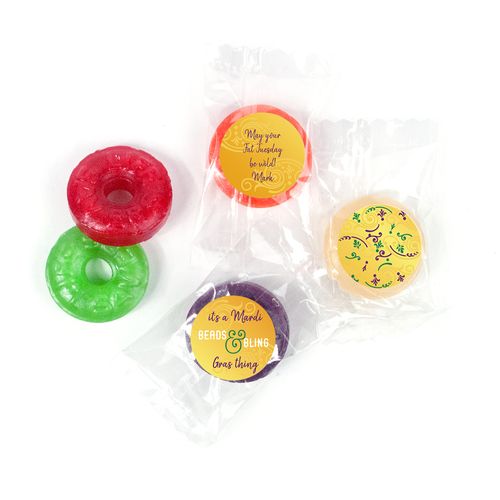 Personalized Mardi Gras It's a Mardi Gras Thing Life Savers 5 Flavor Hard Candy