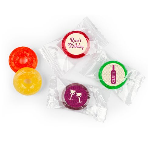 Birthday Chocolates - Cheers! Stickers - LifeSavers 5 Flavor Hard Candy