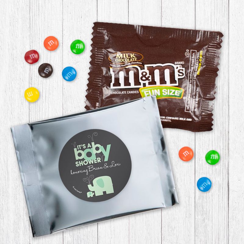 Personalized m&ms for baby 2024 shower