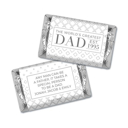 Personalized Father's Day Classic Dad Hershey's Miniatures