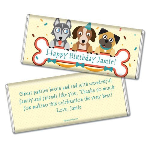 Birthday Personalized Chocolate Bar Secret Pets Puppy Love