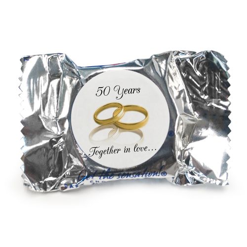 Anniversary Personalized York Peppermint Patties 50th Rings