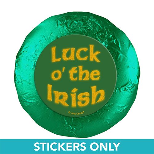 St. Patrick's Day Gold 1.25" Stickers (48 Stickers)