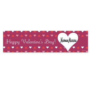 Valentine's Day Reflecting Hearts 5 Ft. Banner