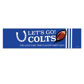 Colts Football Party 5 Ft. Banner