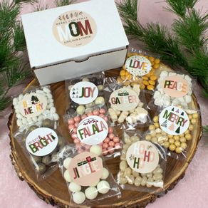 Personalized Christmas Care Package Candy Gift Box - Mom's Christmas