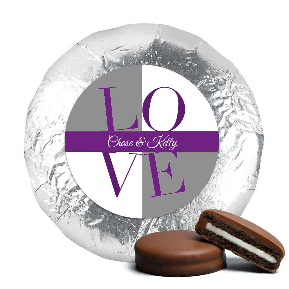 Rehearsal Dinner Chocolate Covered Oreos Pop Art Love Square ...