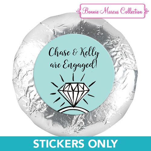 Bonnie Marcus Collection Engagement Bada Bling 1.25" Stickers (48 Stickers)