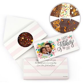Personalized Bonnie Marcus Mother's Day Photo Gourmet Infused Belgian Chocolate Bars (3.5oz)