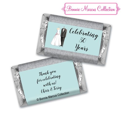 Bonnie Marcus Collection Chocolate Candy Bar and Wrapper Forever Together Anniversary Favors