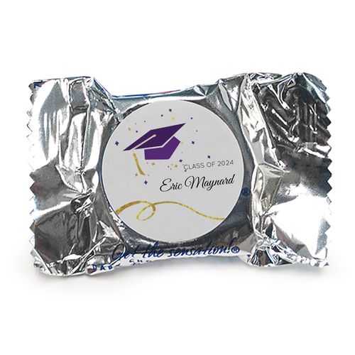 Graduation Personalized York Peppermint Patties Cap & Confetti