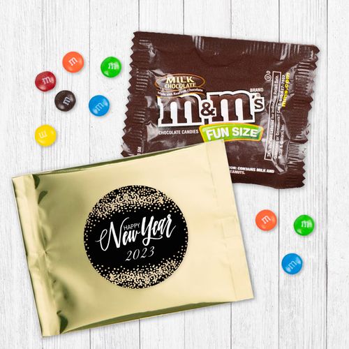 Personalized New Year's Eve Bubbles Milk Chocolate M&Ms