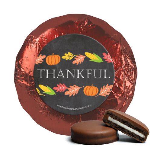 Bonnie Marcus Thanksgiving Thankful Chalkboard Chocolate Covered Oreos