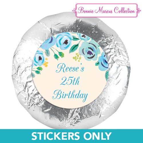 Birthday Here's Something Blue 1.25" Stickers (48 Stickers)