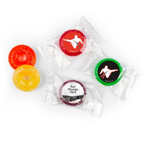 Birthday Karate Personalized 5 Flavor Hard Candy