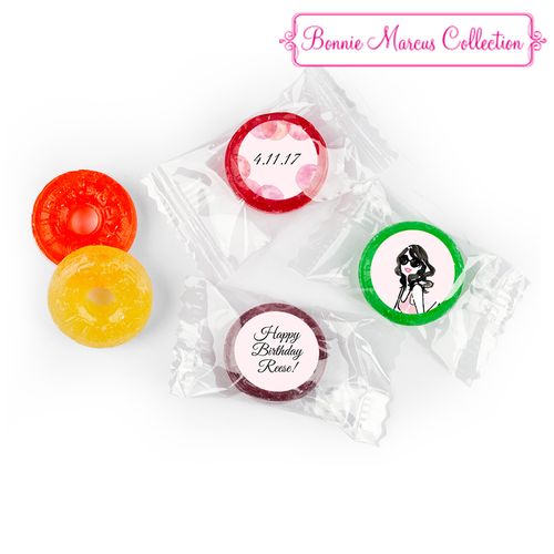 Bonnie Marcus Collection Blithe Spirit Personalized Birthday Stickers LifeSavers 5 Flavor Hard Candy