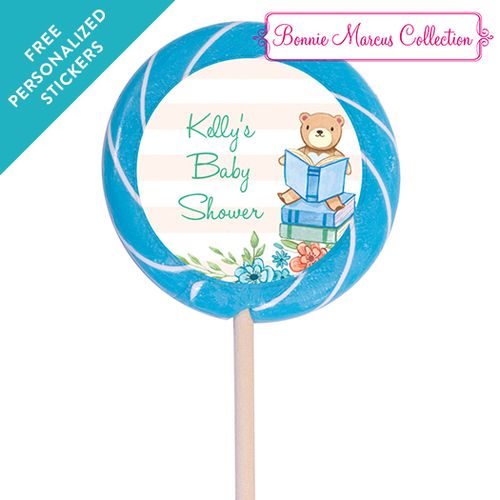 Bonnie Marcus Collection Personalized 3" Swirly Pop - Favors Story Time(12 Pack)