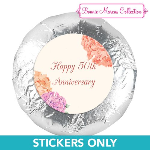 Bonnie Marcus Collection Anniversary Blooming Joy 1.25" Stickers (48 Stickers)