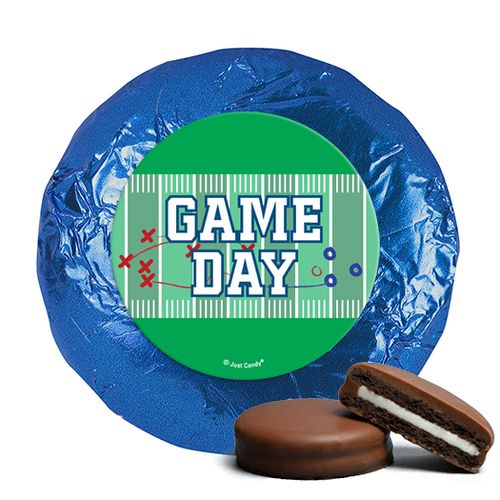 Personalized Football Field Milk Chocolate Covered Oreos