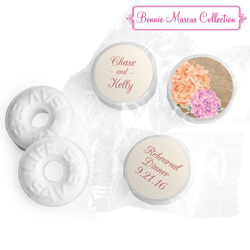 Bonnie Marcus Collection Blooming Joy Rehearsal Dinner Stickers Personalized Life Savers