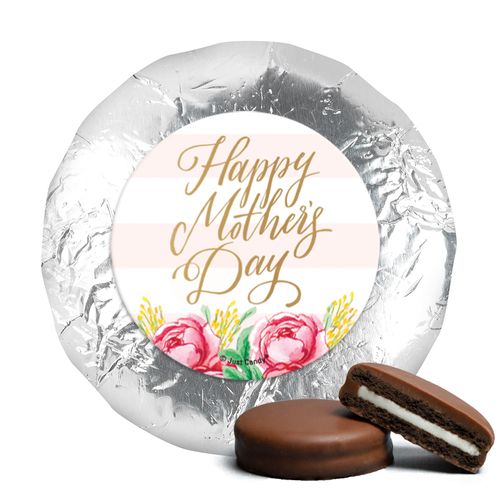 Bonnie Marcus Mother's Day Pink Flowers Milk Chocolate Covered Oreos