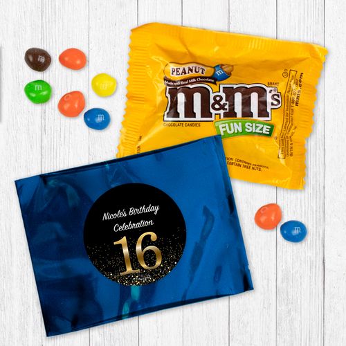 Personalized 16th Birthday Celebration Peanut M&Ms