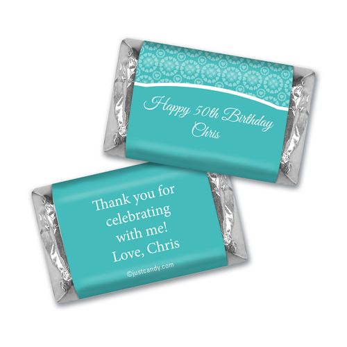 Birthday Personalized Hershey's Miniatures Patterned