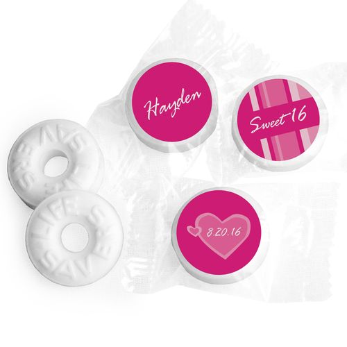 Birthday Stickers Sweets Personalized Life Savers